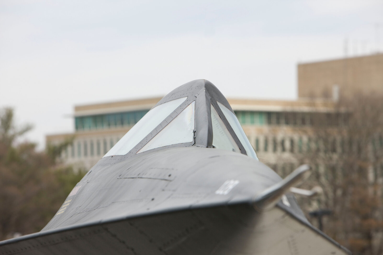 Lockheed A-12 Oxcart reconnaissance aircraft, a long slender black delta-winged jet