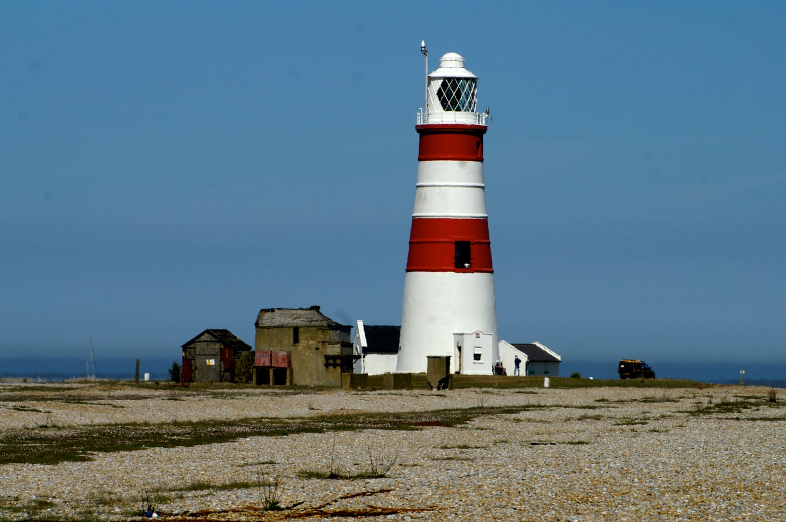 Orford Ness Lighthouse on the Suffolk coast